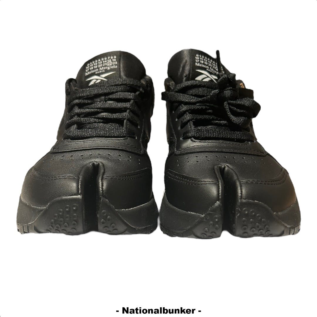 Maison Margiela X Rebook Project 0 Black CutOff Tabi Sneaker - 3