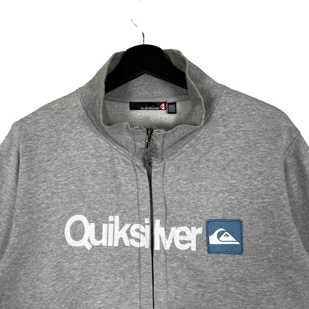 Vintage Quiksilver Streetwear Small Logo Zip Up Jacket SizeS - 2