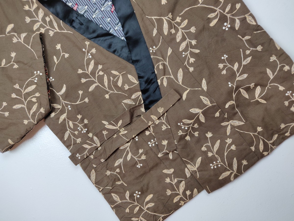 Japanese Traditional - Custom Floral Lining Kimono Japan Traditional - 3