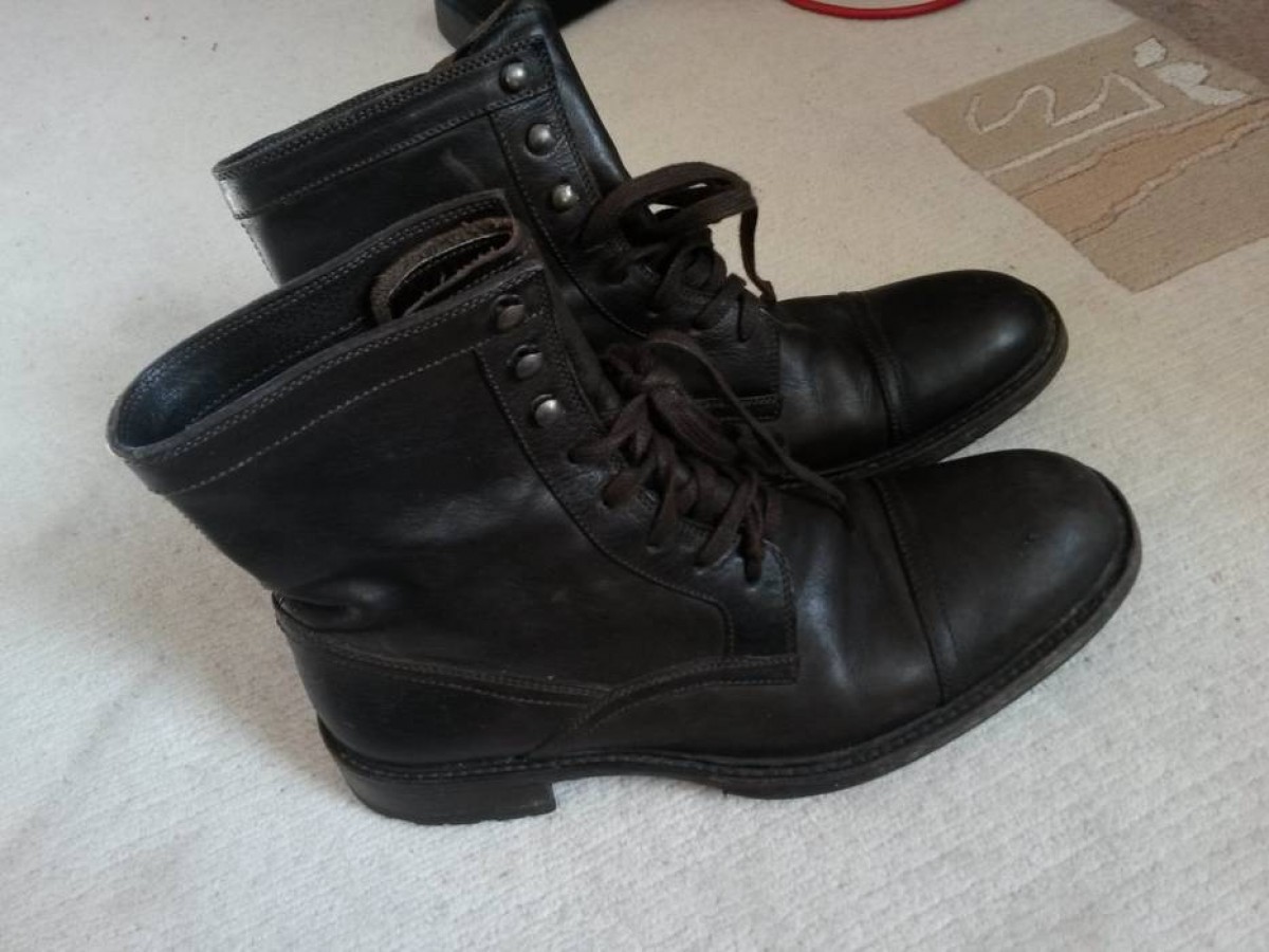 N.D.C. Made By Hand - Handmade Italian Brown Leather Boots EU40 - 3
