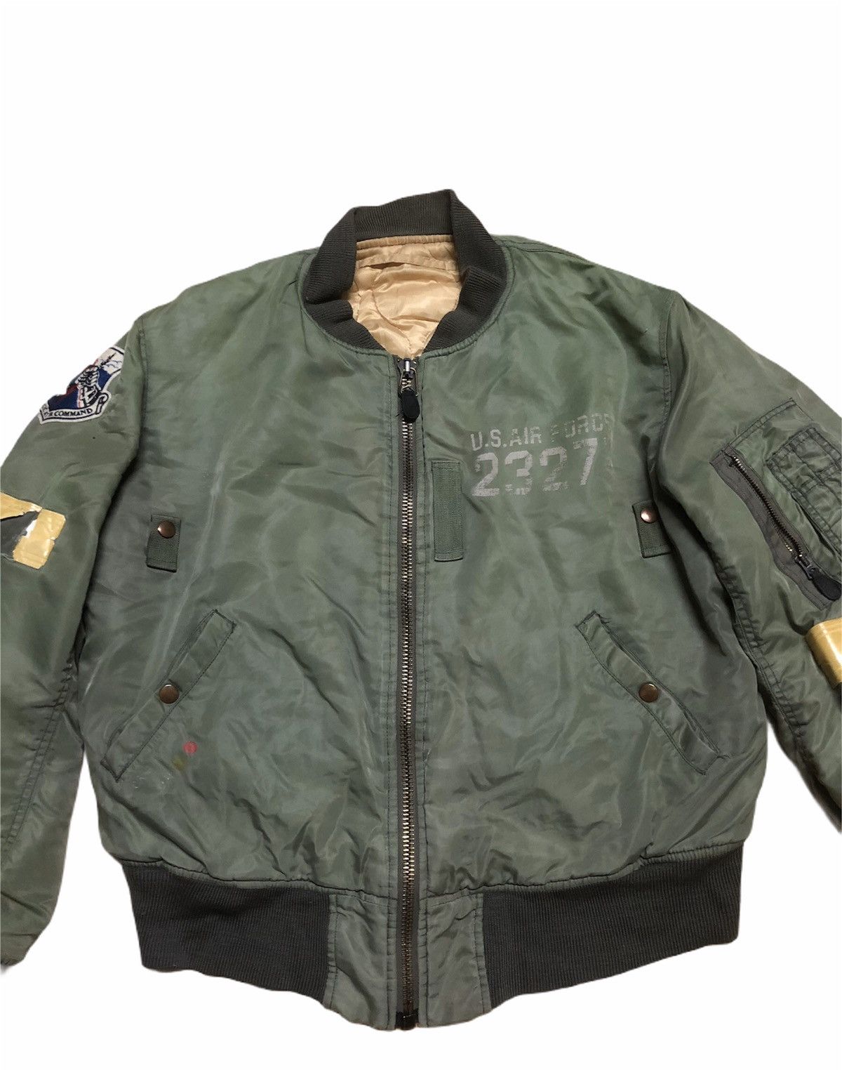 True Vintage MA-1 2327 US AIR FORCE Bomber Avirex - 4