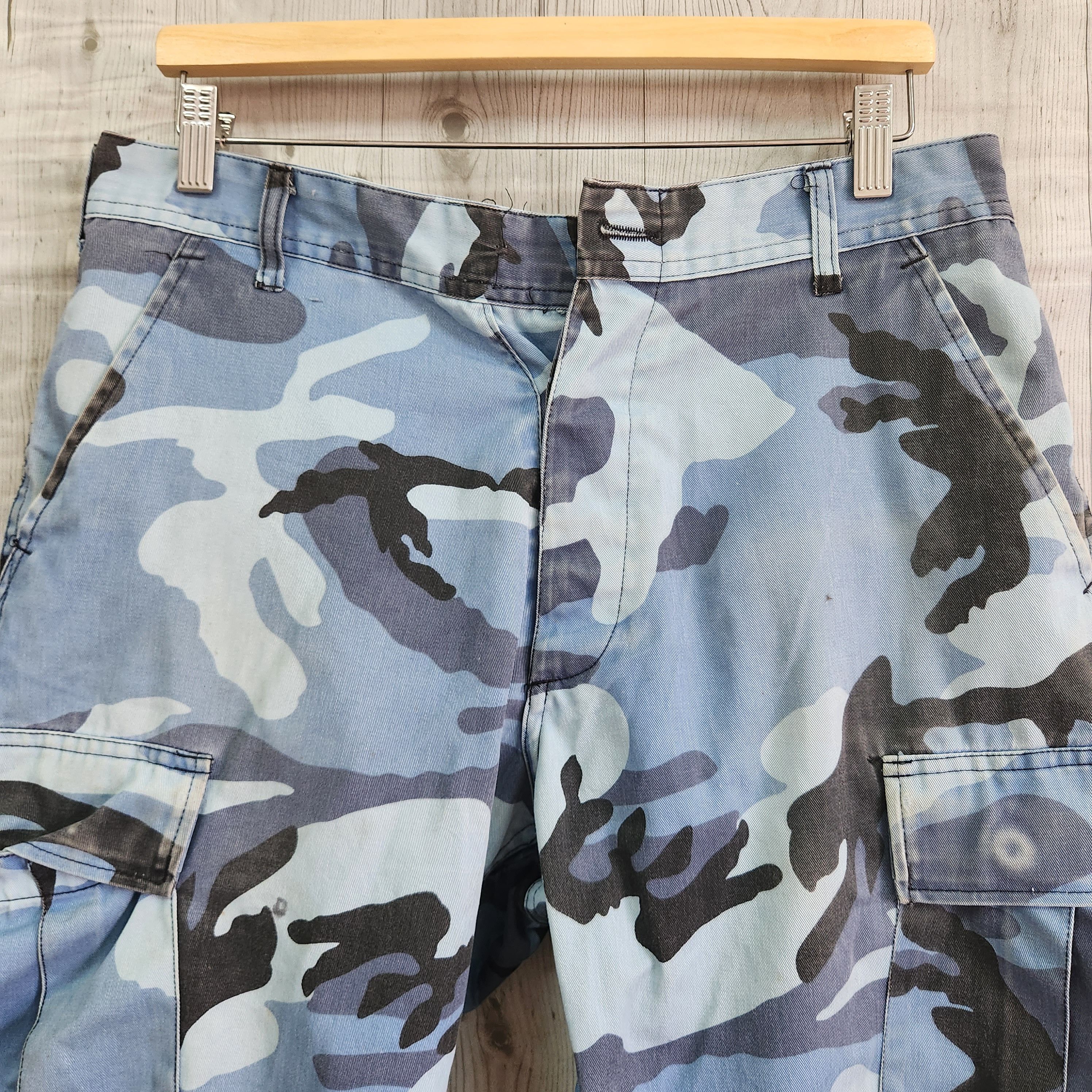 Camouflage Cargo Pants Multipockets Japanese Brand - 6