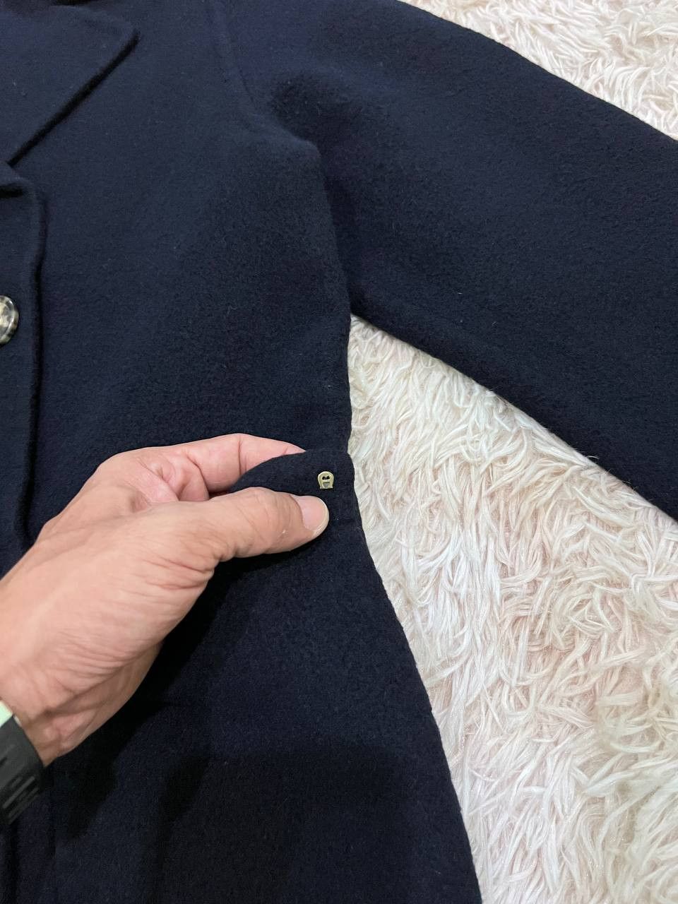 Designer - Aigner Wool/Angora Light Soft Coat Jacket - 2