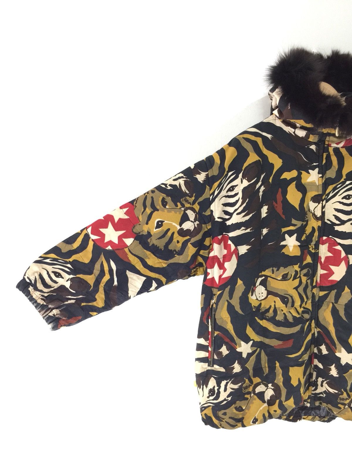 Vintage - Iceberg Made In Italy Full Print Tiger Sukajan Jacket - 4