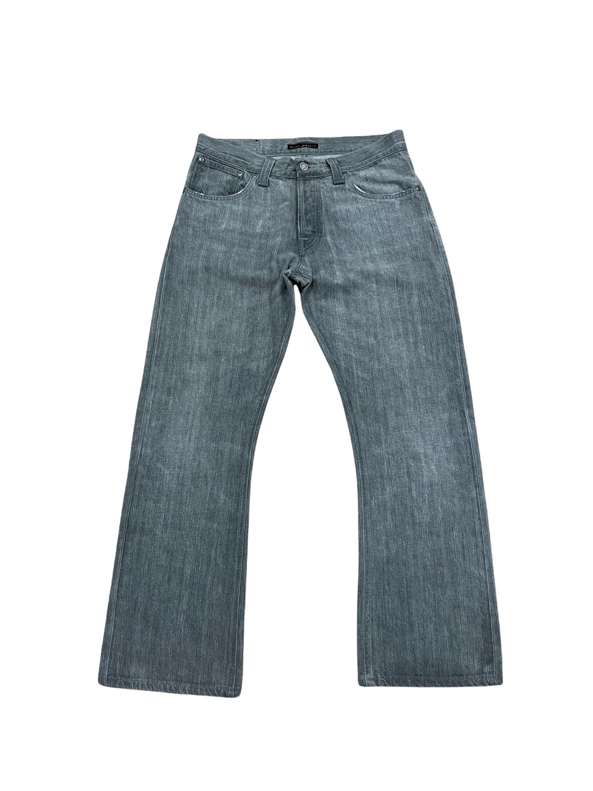 Nudie Regular Alf Used Grey Made In Italy Jeans - 2