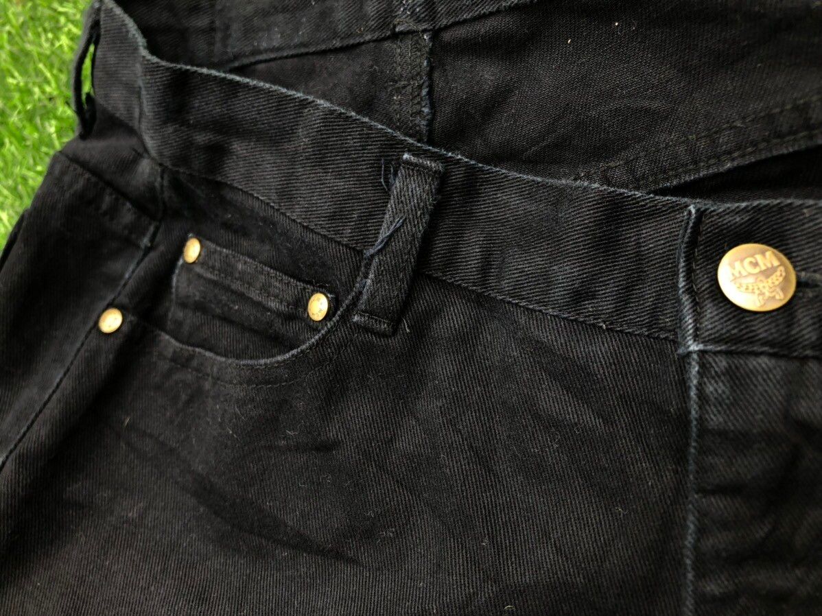 Vintage MCM Blue Black Denim Jeans - 14