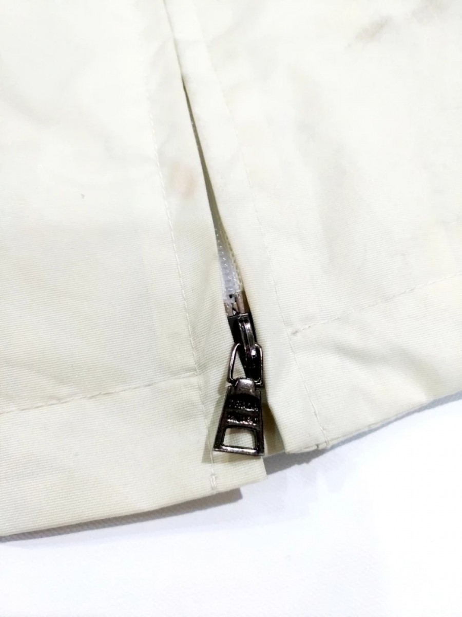 RARE! PRADA MONOGRAM LINING CREAM HYPE LIGHT JACKET - 9
