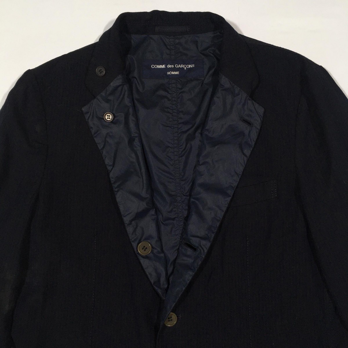 CDG Homme Reversible Twill Jersey Jersey Jacket / Blazer - 4
