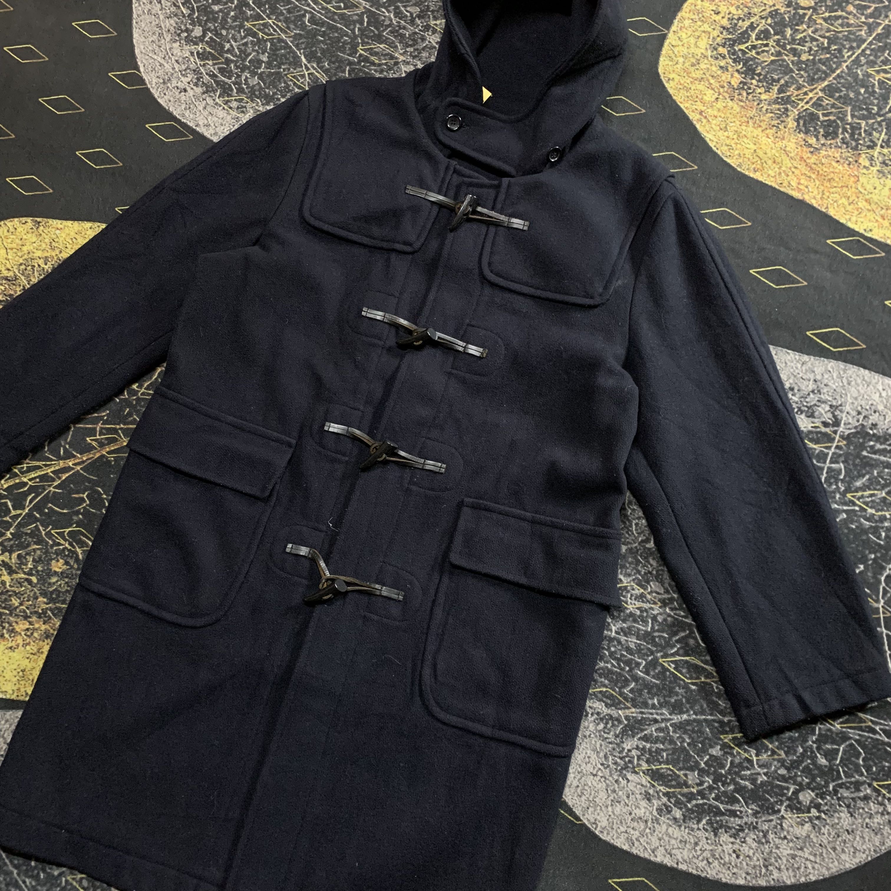 Vintage Domon Homme By Yohji Yamamoto Wool Duffle Hooded Long Coats - 6