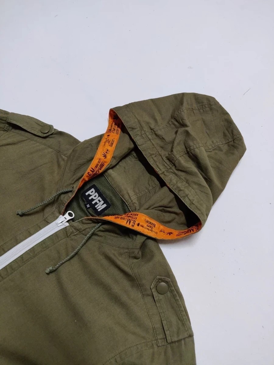 PPFM - Japan Short Sleeve Parka Light Hoodie Jacket - 2