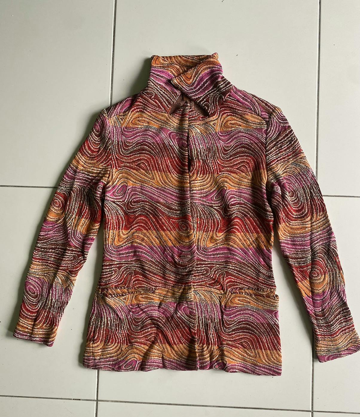 Vintage Missoni fringe knitted Jacket - 1