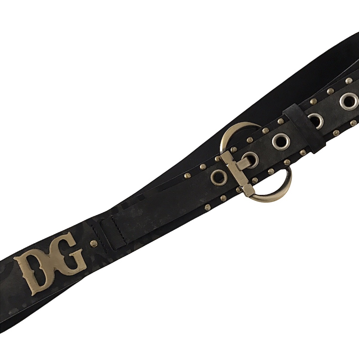 Authentic Vintage Dolce & Gabbana D&G Thick Leather Belt - 1