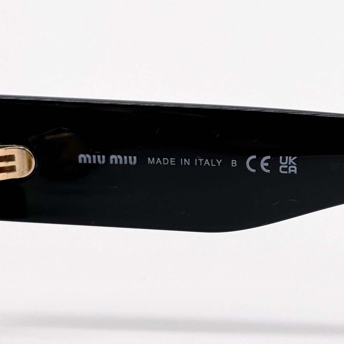 NEW MIU MIU SMU 03Z 1AB5S0 BLACK MU03ZS 1AB5S0 SUNGLASSES - 9