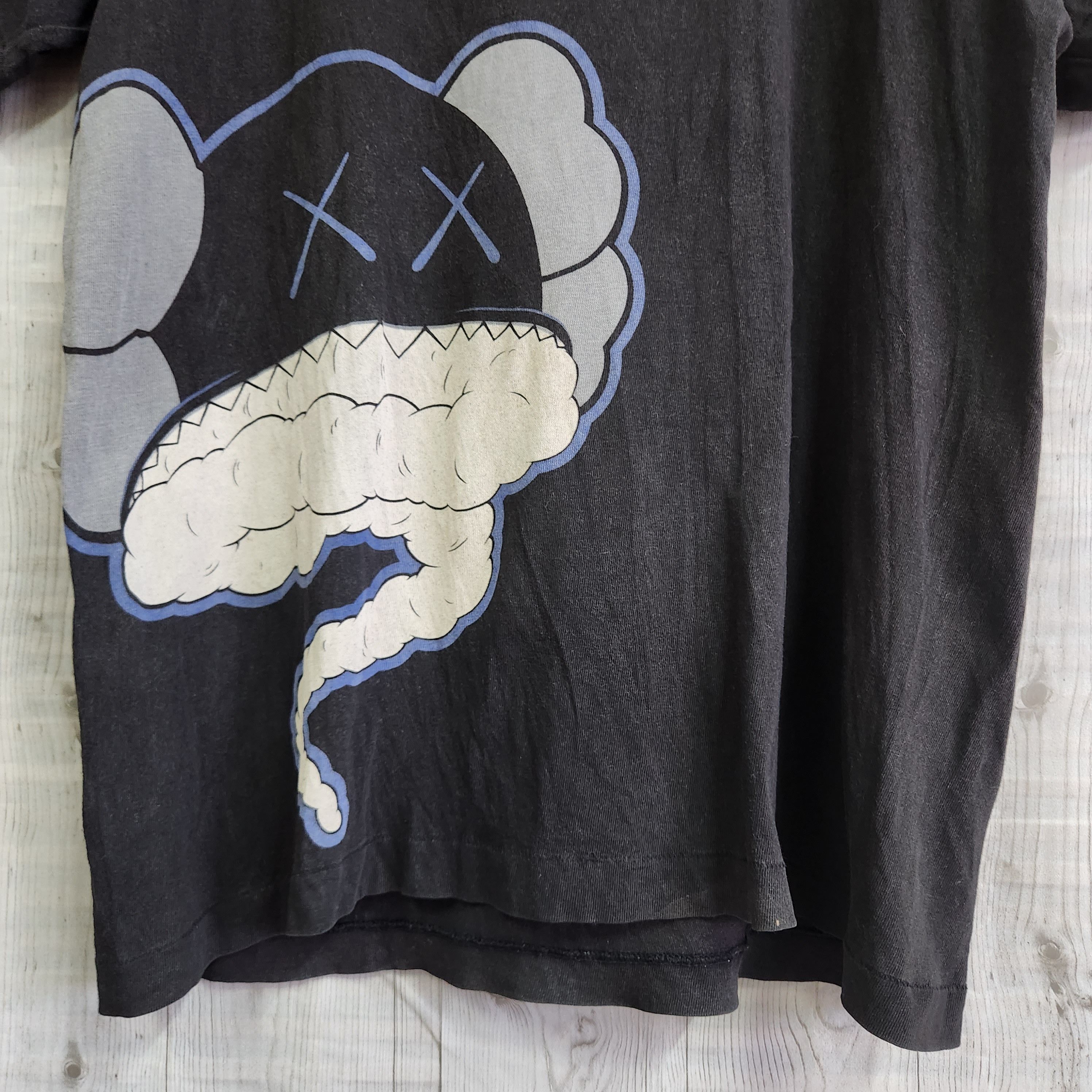 Kaws X Uniqlo Brain Printed TShirt Single Stitches Japan - 6