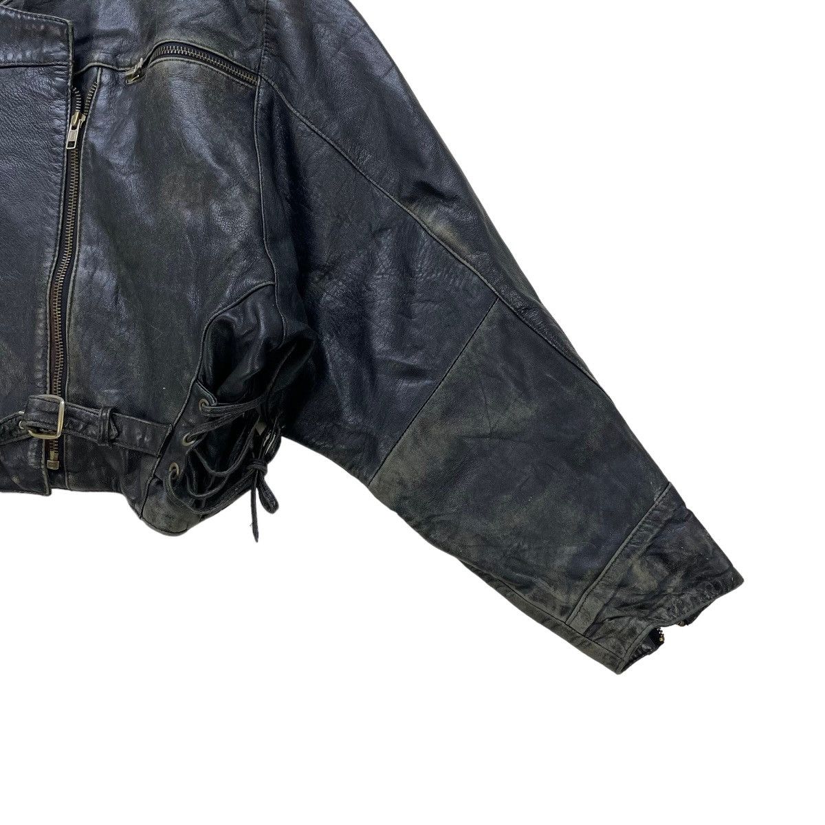 Vintage Genuine Leather Jacket Made In Turkey - 10