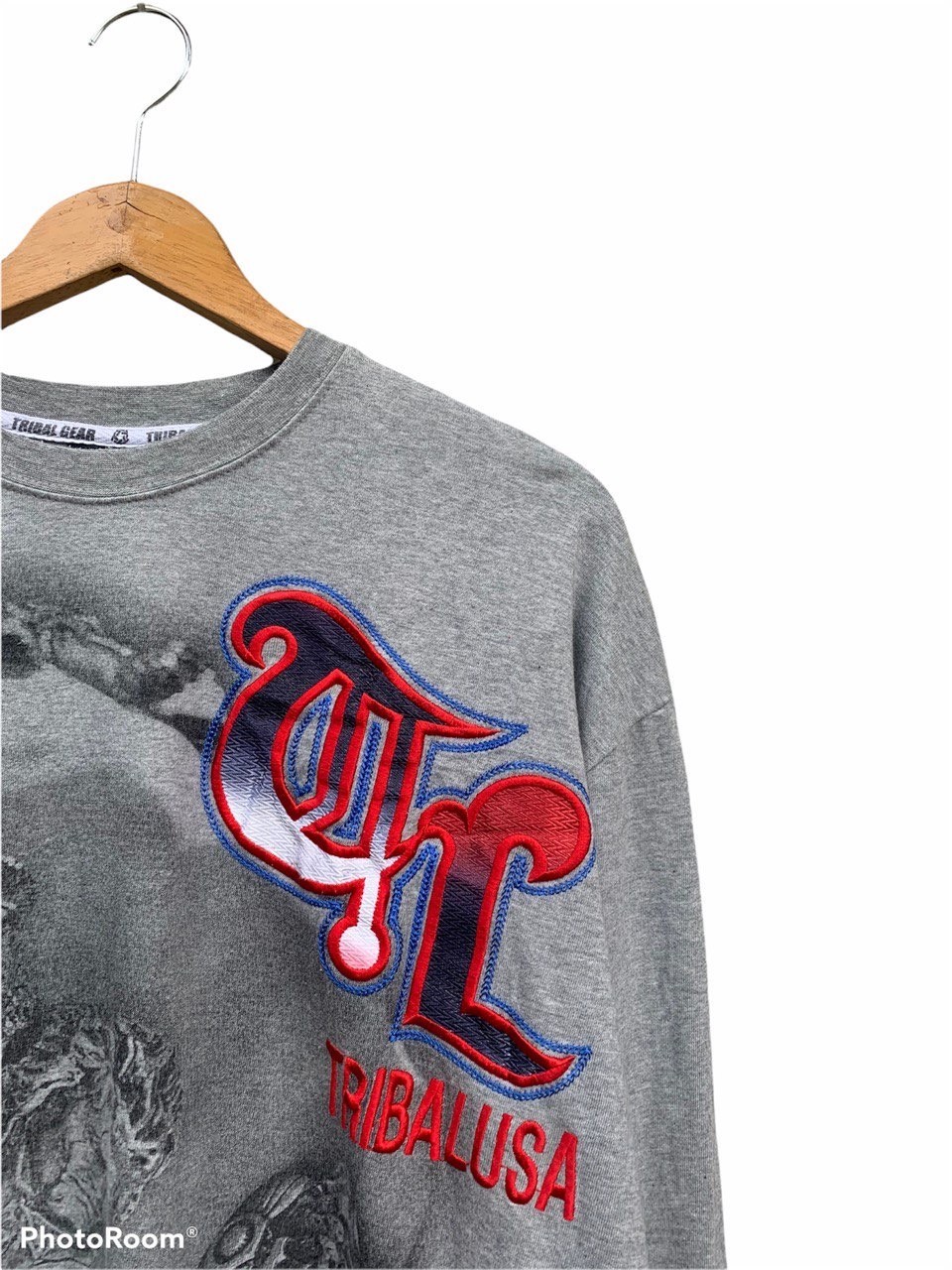 Tribal Street Wear - 90’s Tribal Big Logo Embroided Spellout - 10