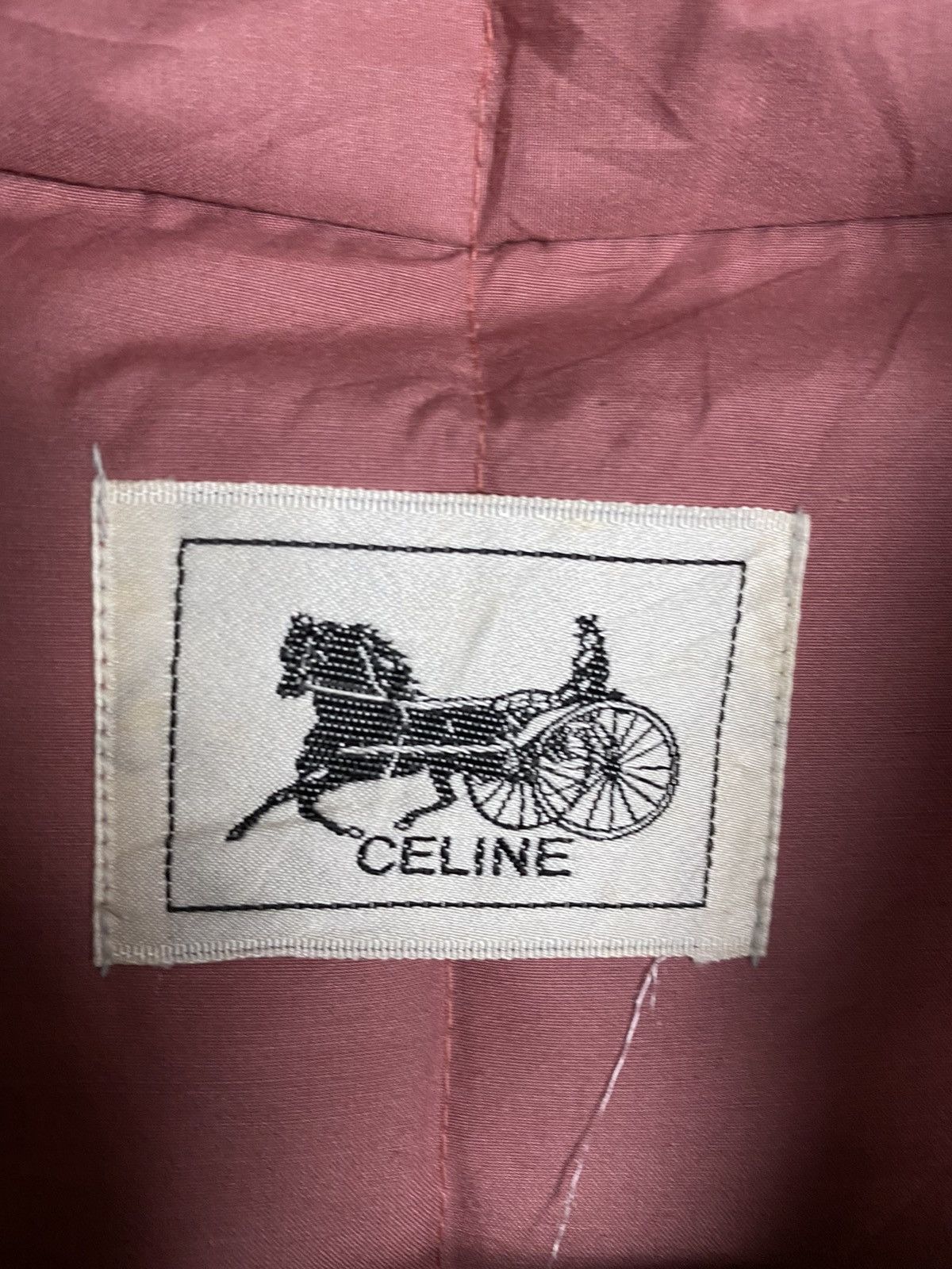 Vintage Celine Paisley Puffer Cropped Vest - 5