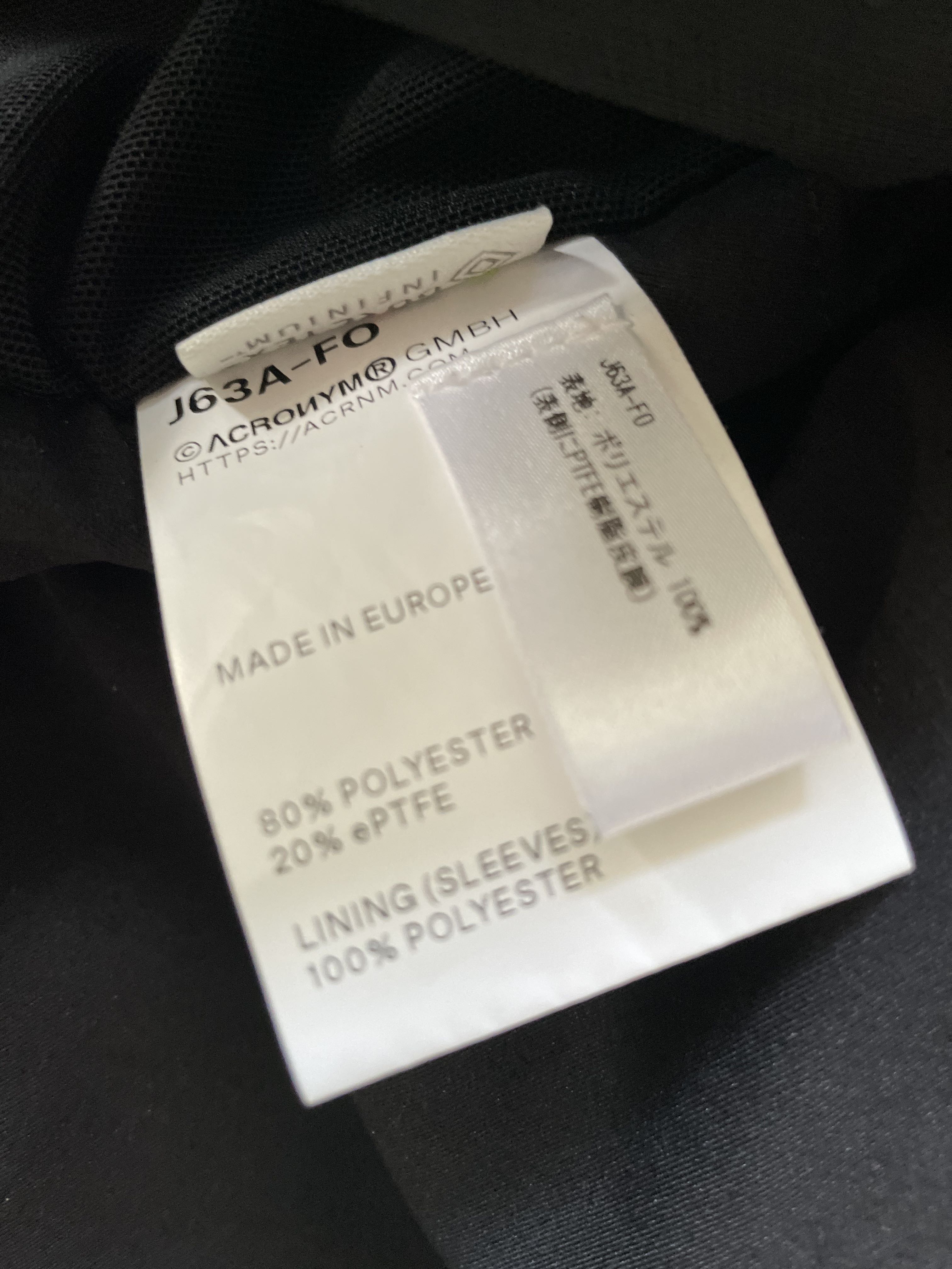 ACRONYM J63A-FO | joe0 | REVERSIBLE