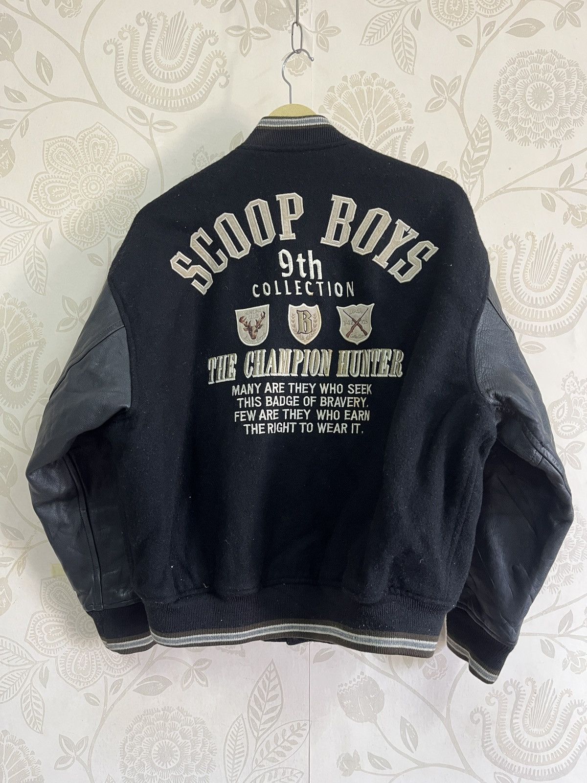 Leather - Vintage Scoop Boys The Champion Hunters Varsity - 1