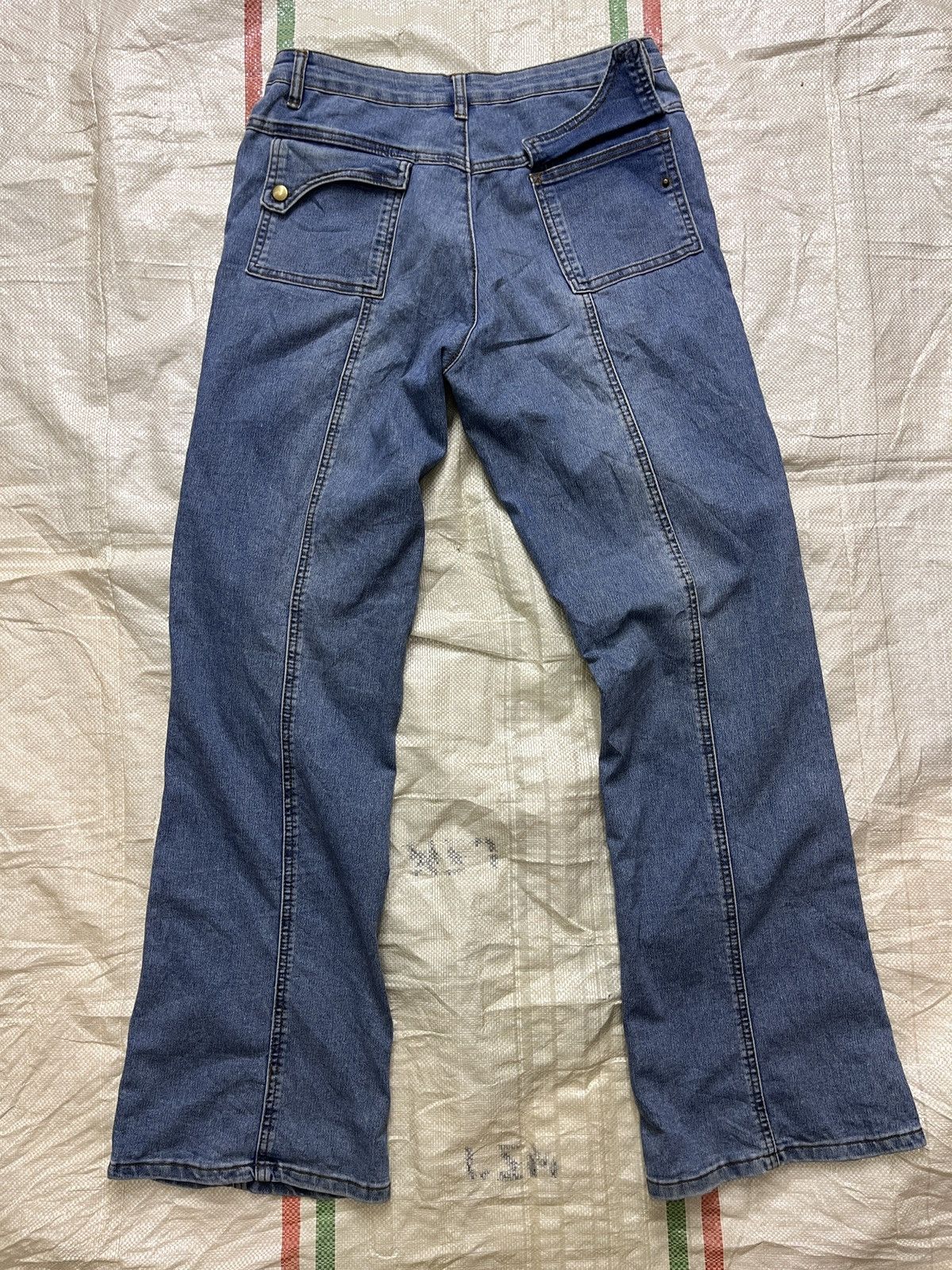 Flared Boot Cut Denim Jeans Japanese Brand - 19