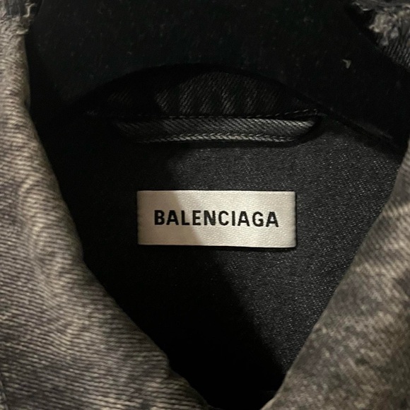 Balenciaga Denim Jacket in Bal Dirty Grey 2019 ‘like a man’ - 6