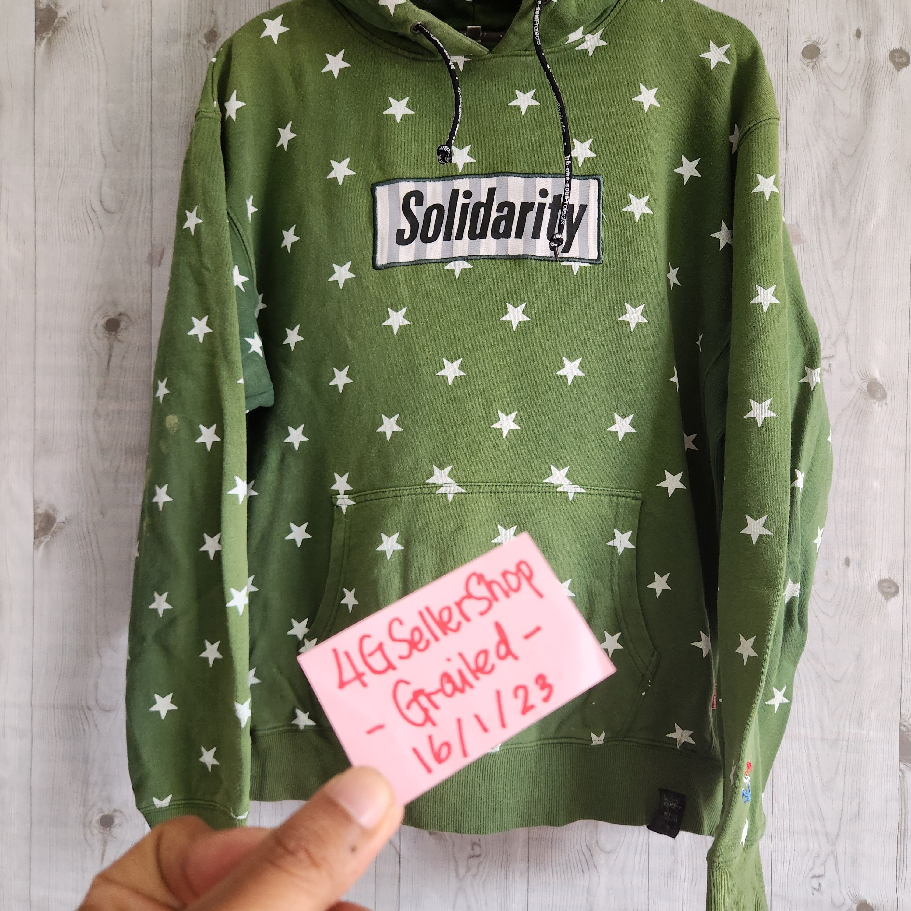 Streetwear - B One Soul Solidarity Full Printed Stars Skategang Hoodie - 18