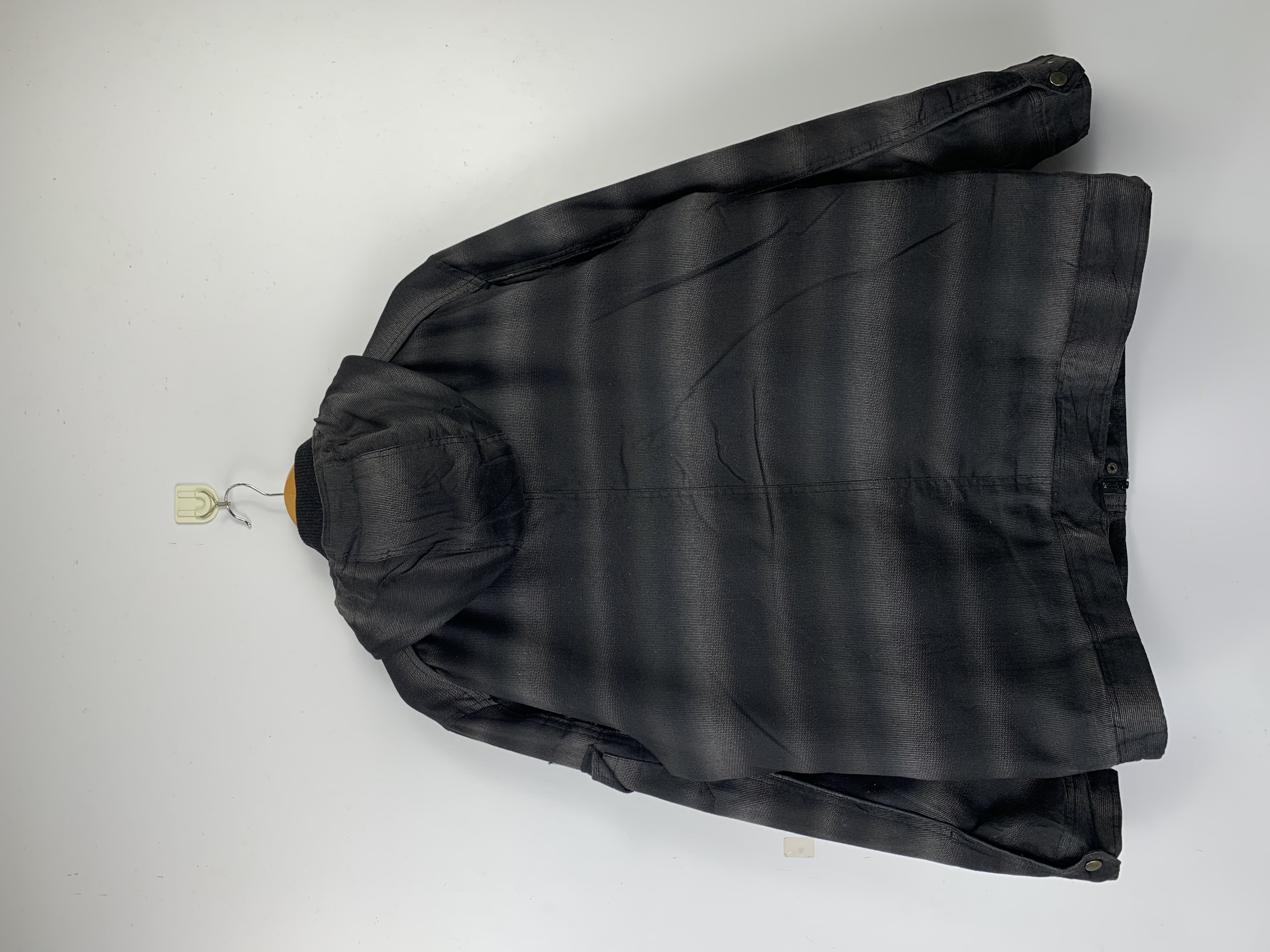 Vintage - Vintage Japanese Brand Shadow Striped Puffer Jacket - 2