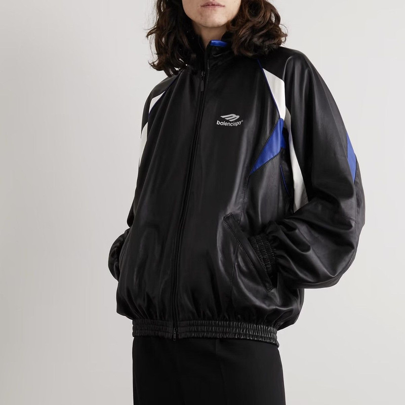 Balenciaga Oversized Leather Jacket - 1
