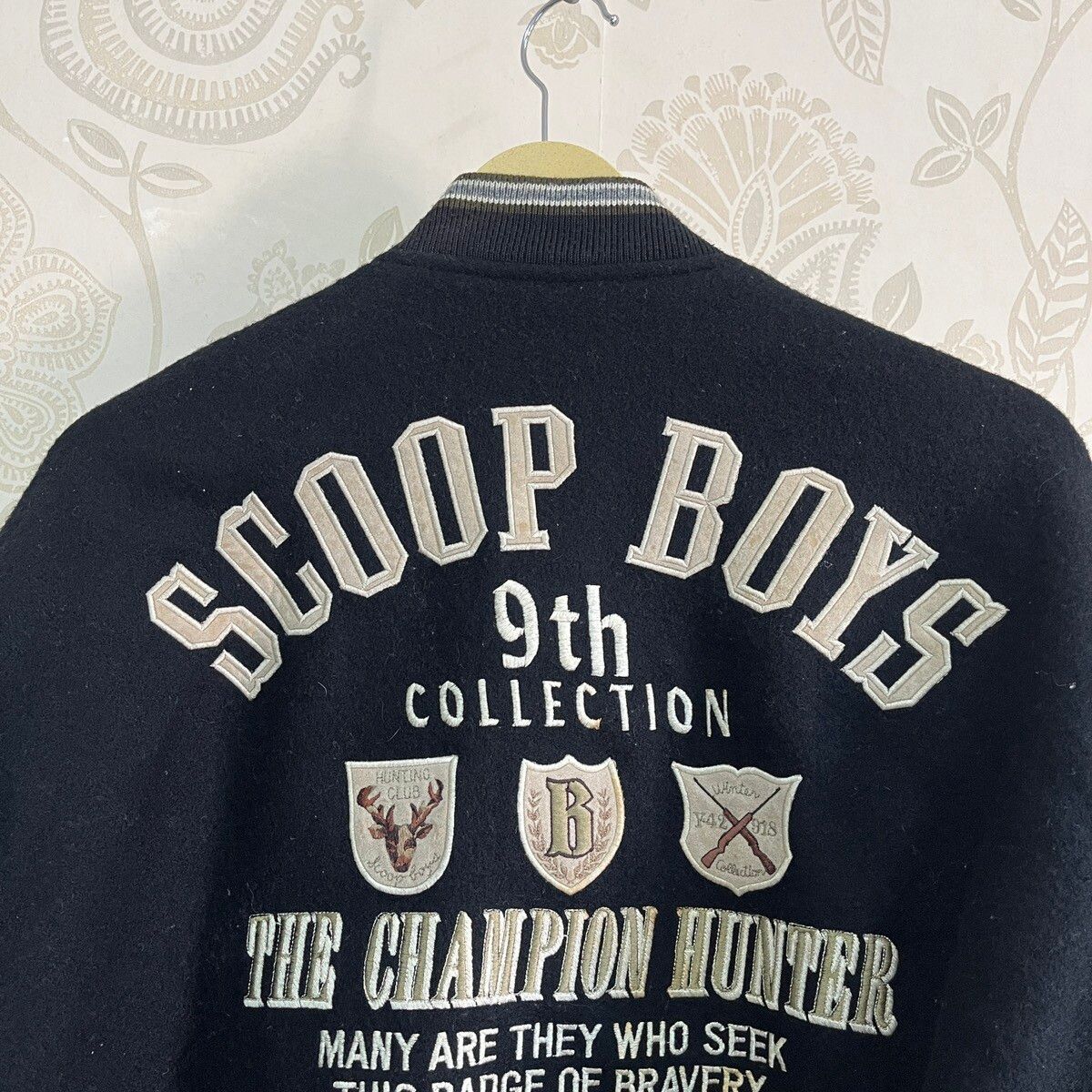 Leather - Vintage Scoop Boys The Champion Hunters Varsity - 20