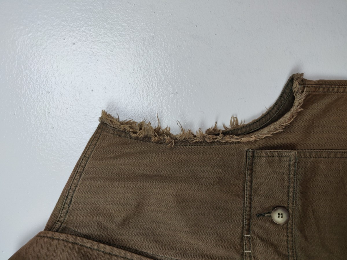 Japanese Brand - Dog House Distressed Vest Jacket Outerwear - 6