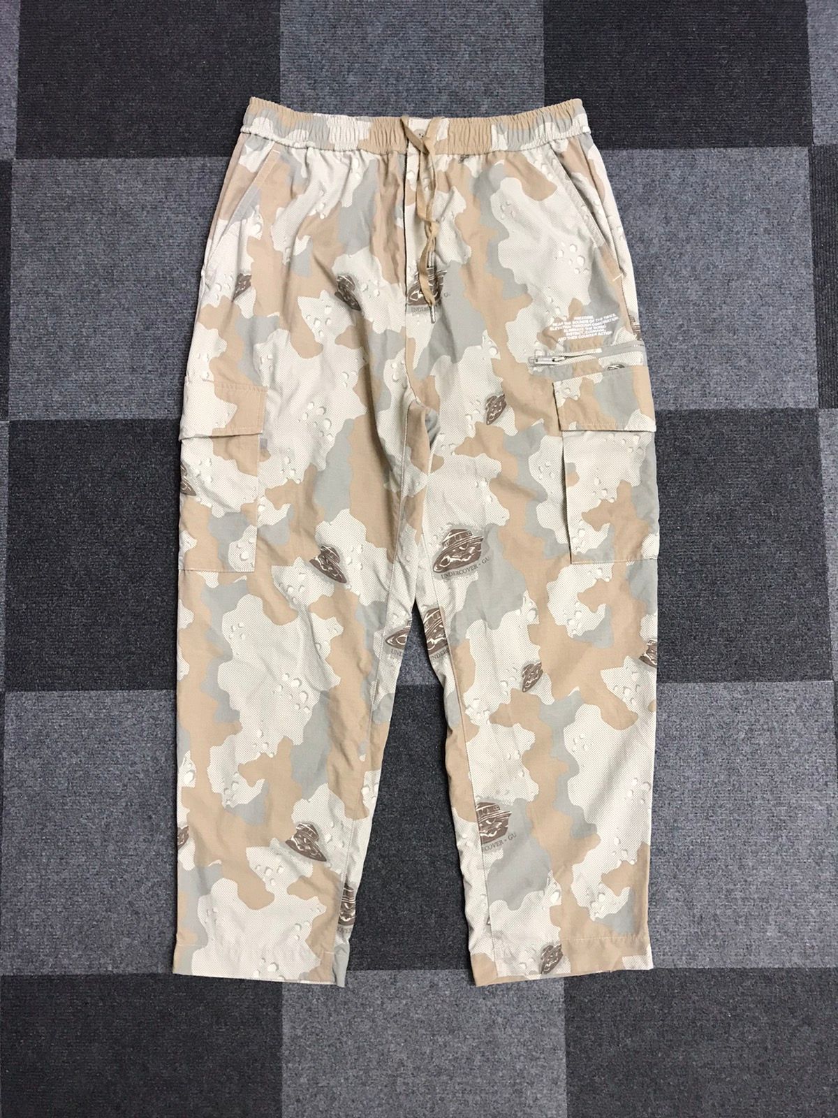 UNDERCOVER X GU Hype Beast Style Camo Multipockets Pant - 1