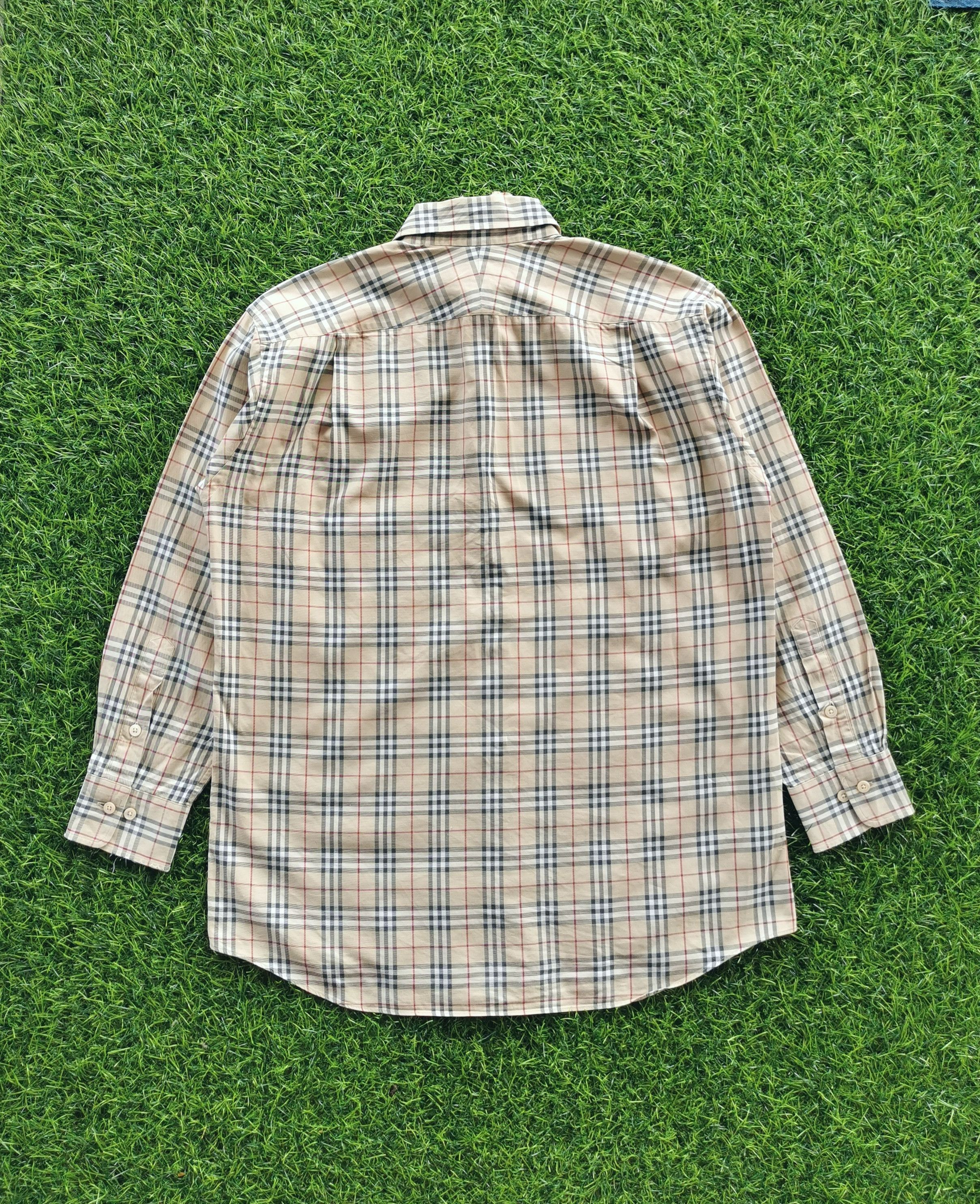 Burberry Check Long Sleeve Shirts - 6