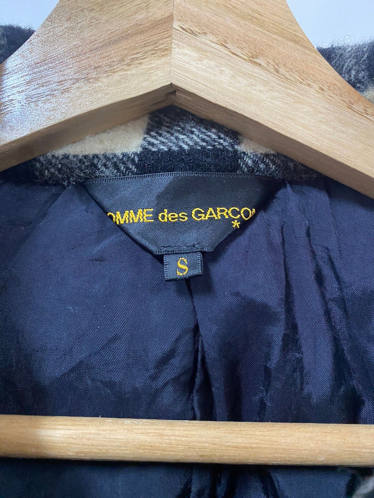 AD2007🔥Comme Des Garçons Plaid Wool Hybrid Jacket - 21