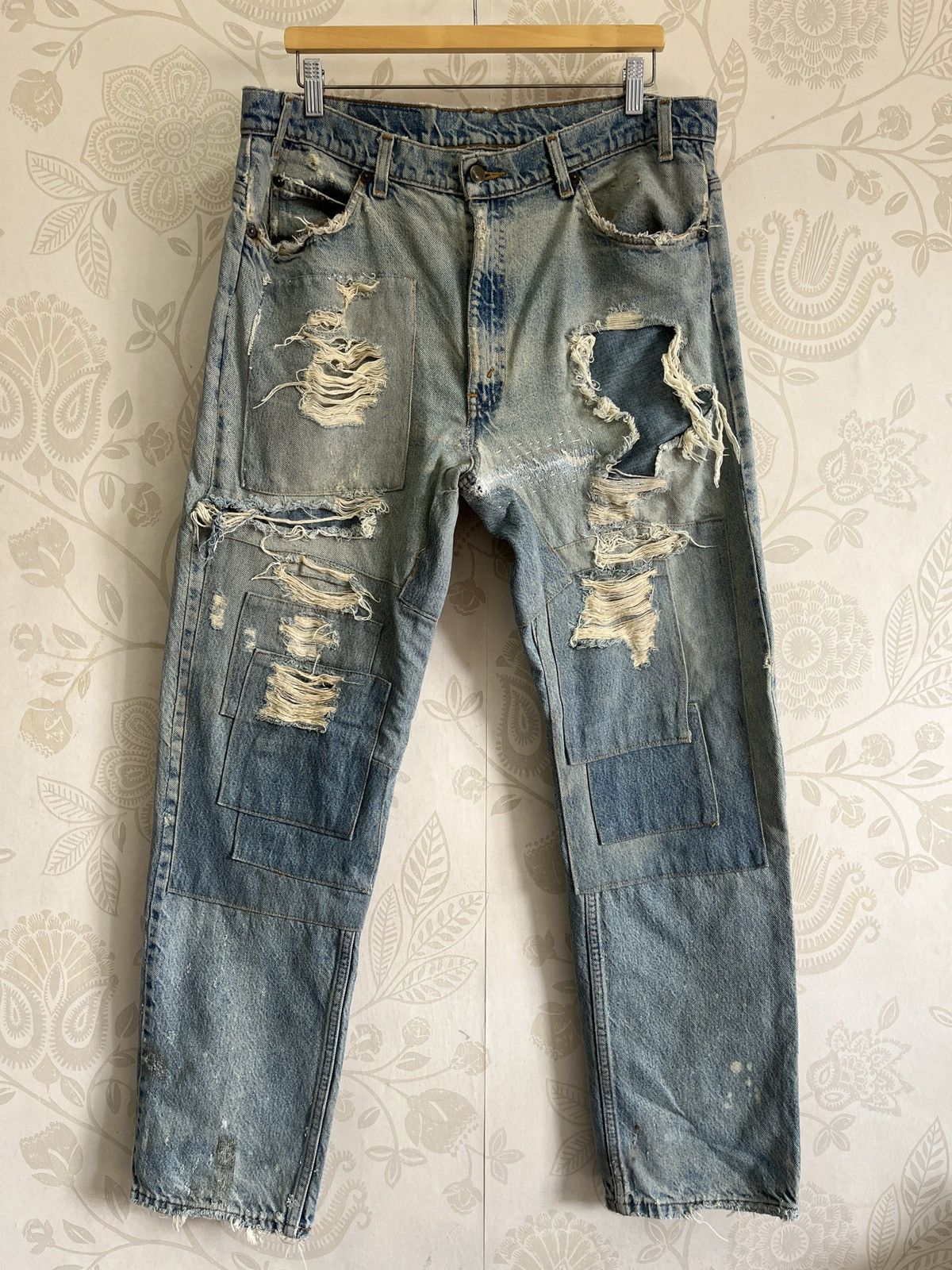 Grails Vintage Custom Matsuda Kapital Patches Japanese Jeans - 1
