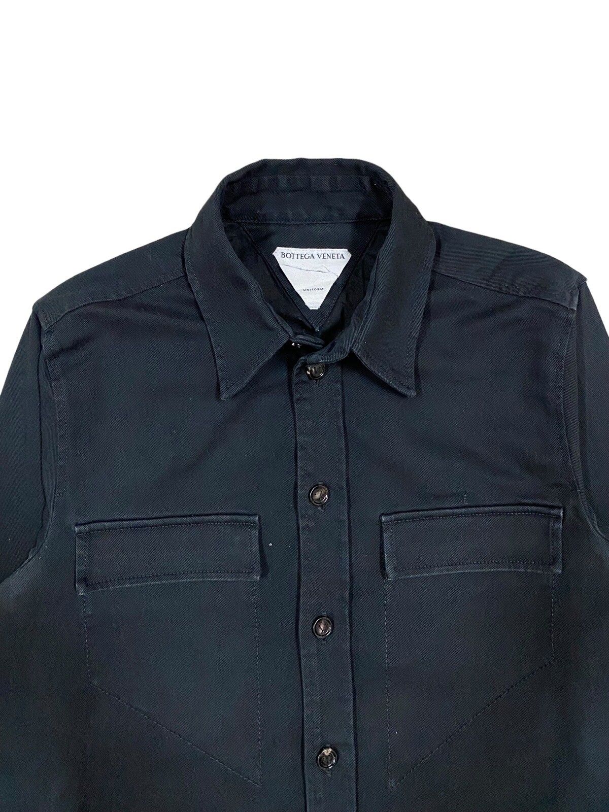 Authentic🔥Bottega Veneta Uniform Cotton Oxford Double Pocket - 3
