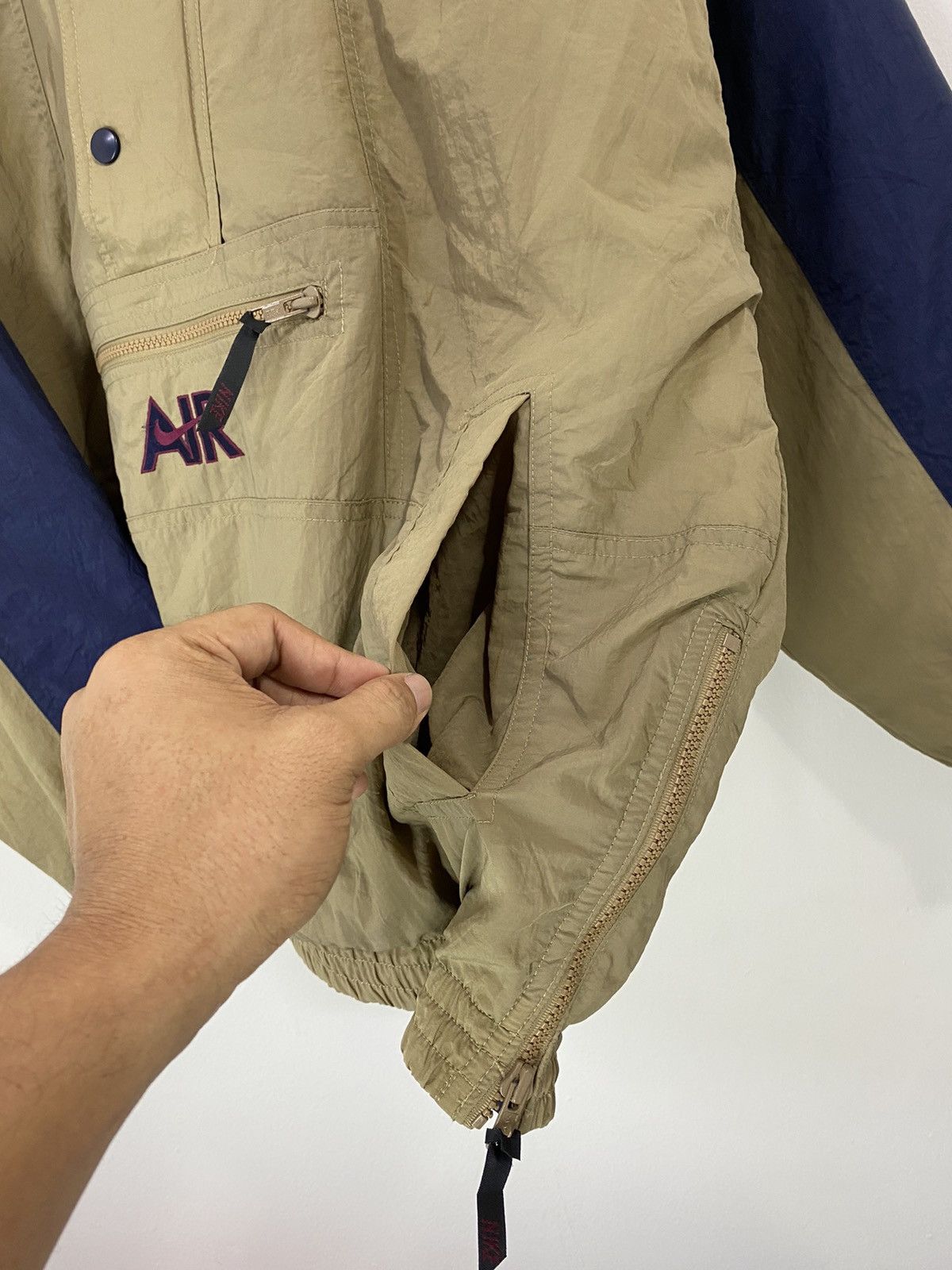 Vintage Nike Air Anorak Jacket Oversized Design With Hoodies - 5
