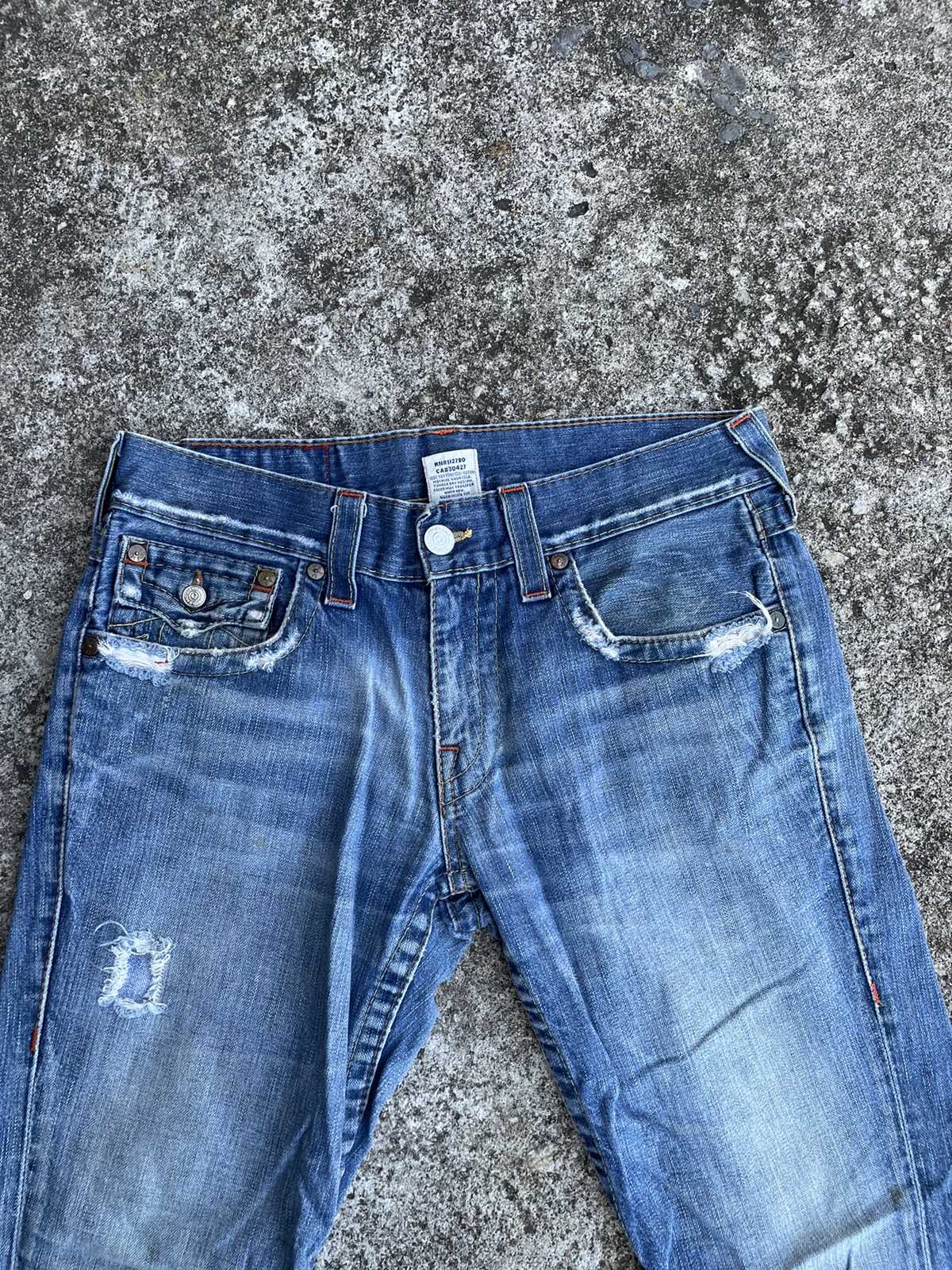 True Religion - Flare Jeans True Religion Distressed Boot Cut - 2