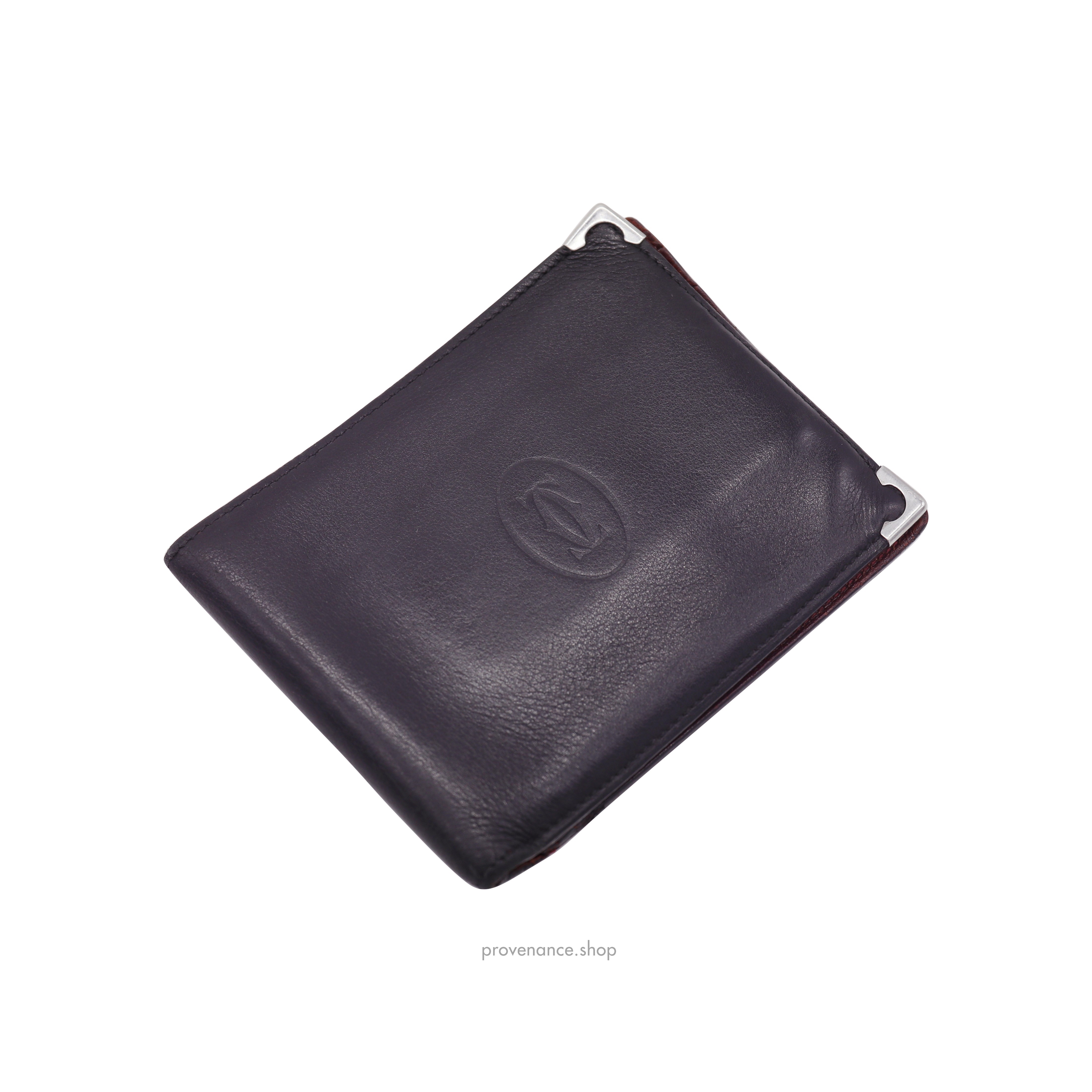 Cartier Bifold Wallet - Black Calfskin Leather - 3