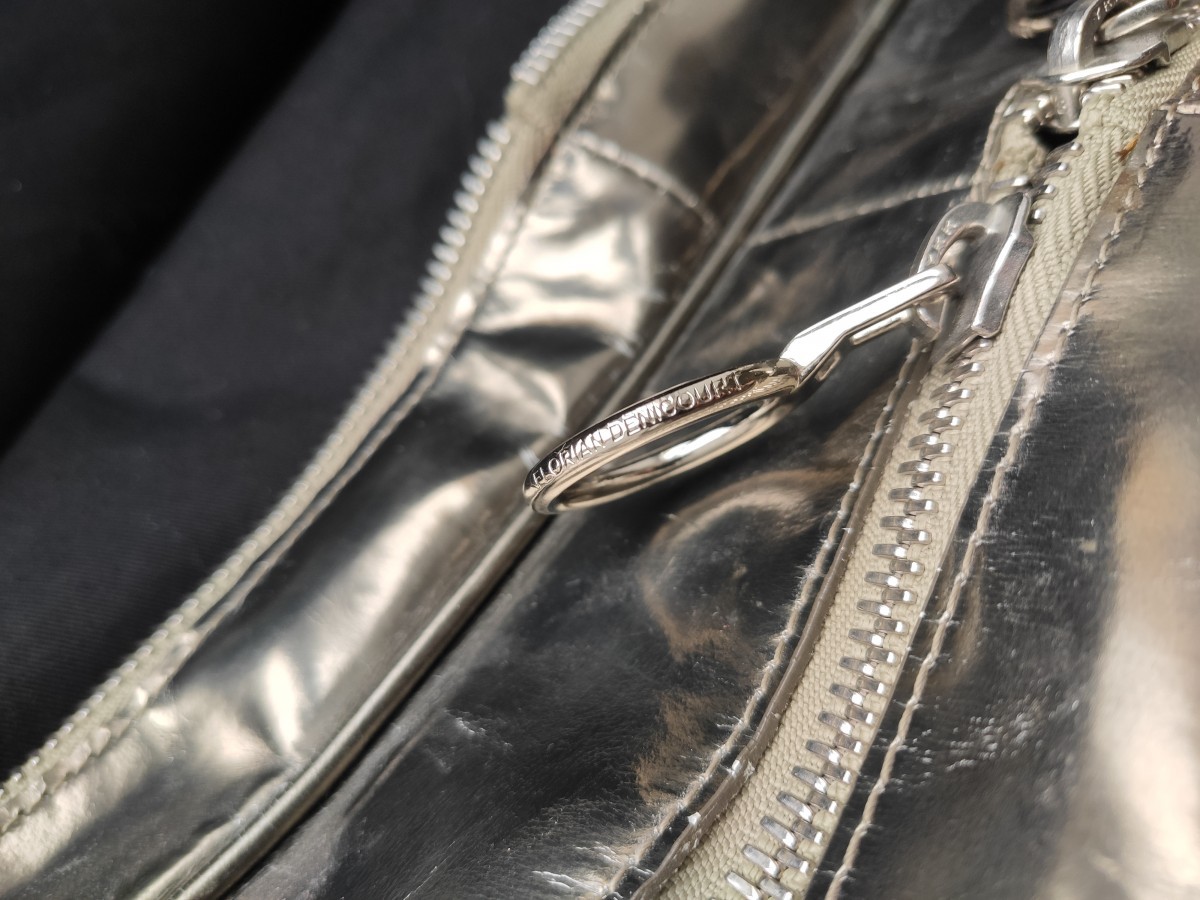 Florian Denicourt - Astro mirror leather travel bag.Like Raf Simons or Dior - 10