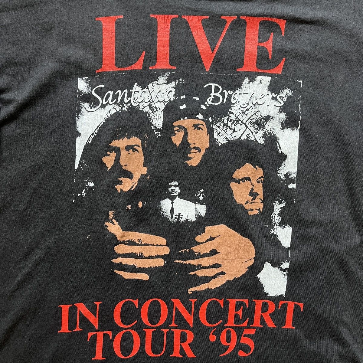 Vintage - Rock Santana Brothers In Concert Tour 95 TShirt - 12