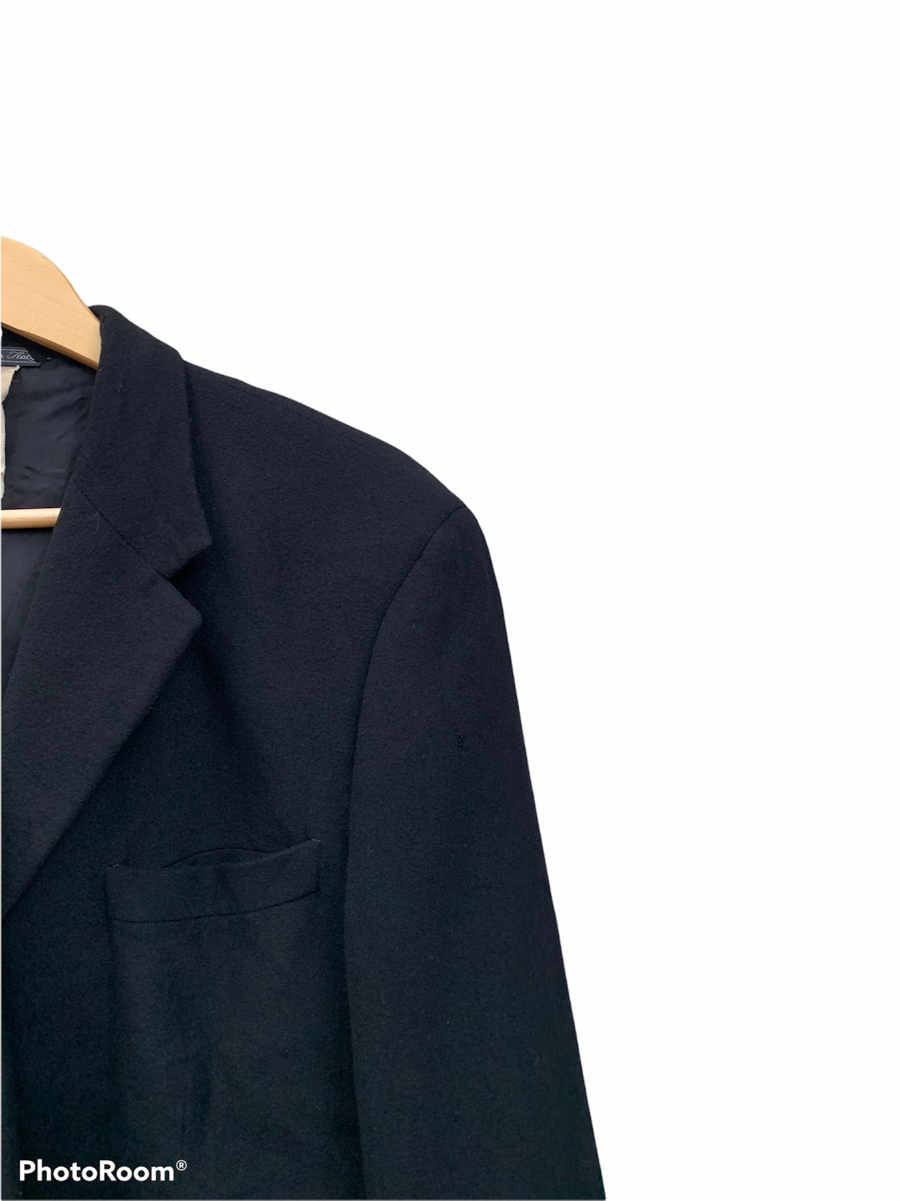 Vintage - Vintage Versace Istante Wool Cashmere Coat - 2