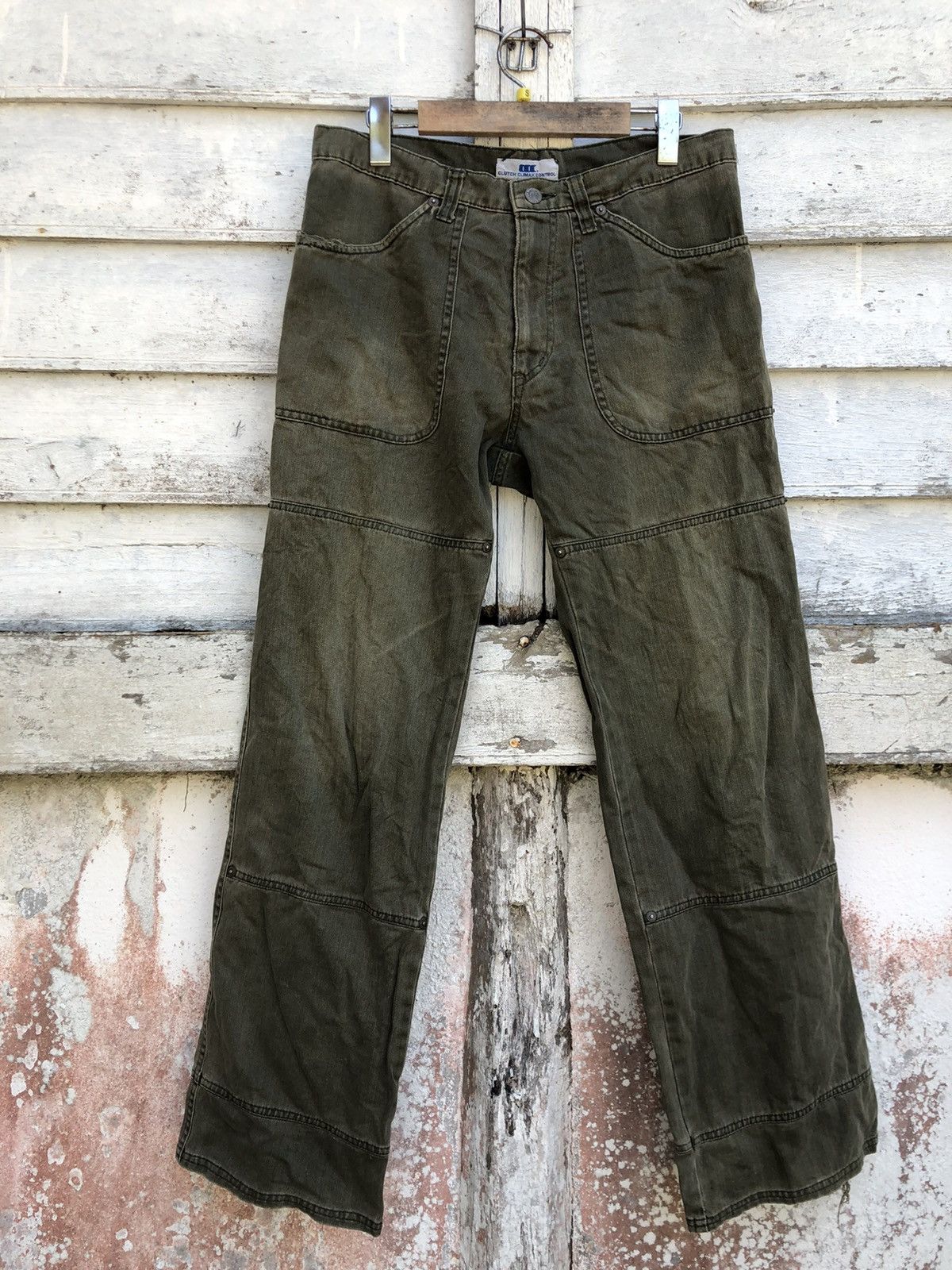 Japanese Brand - Unique Design Clutch Climax Control Back Cargo Pocket Pant - 2