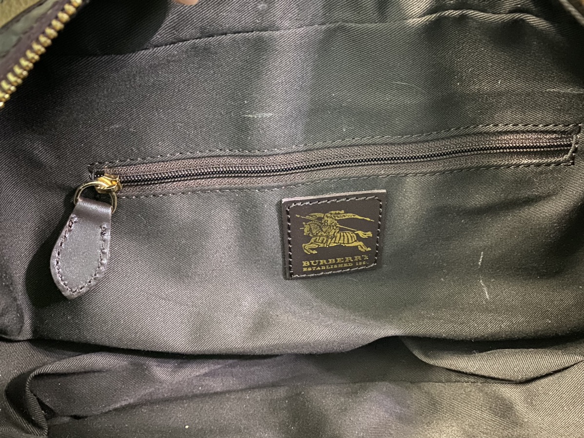 Vintage - Vintage Authentic BURBERRY Haymarket Check Shoulder Bag - 12