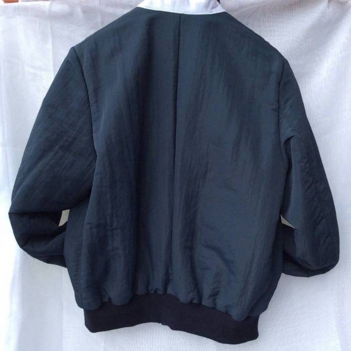 Rare New Blue Navy Perfecto Jacket Size M - 4