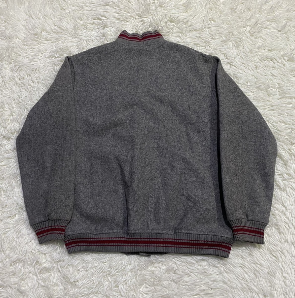 Japanese Brand - Billy The Kid Wool Blend Baseball Varsity Jacket - 9