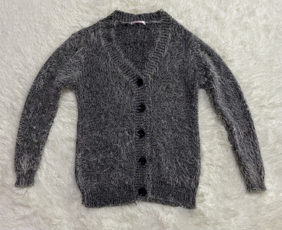 Cardigan - Sharera Cozy Mohair Sweater Cardigan - 2