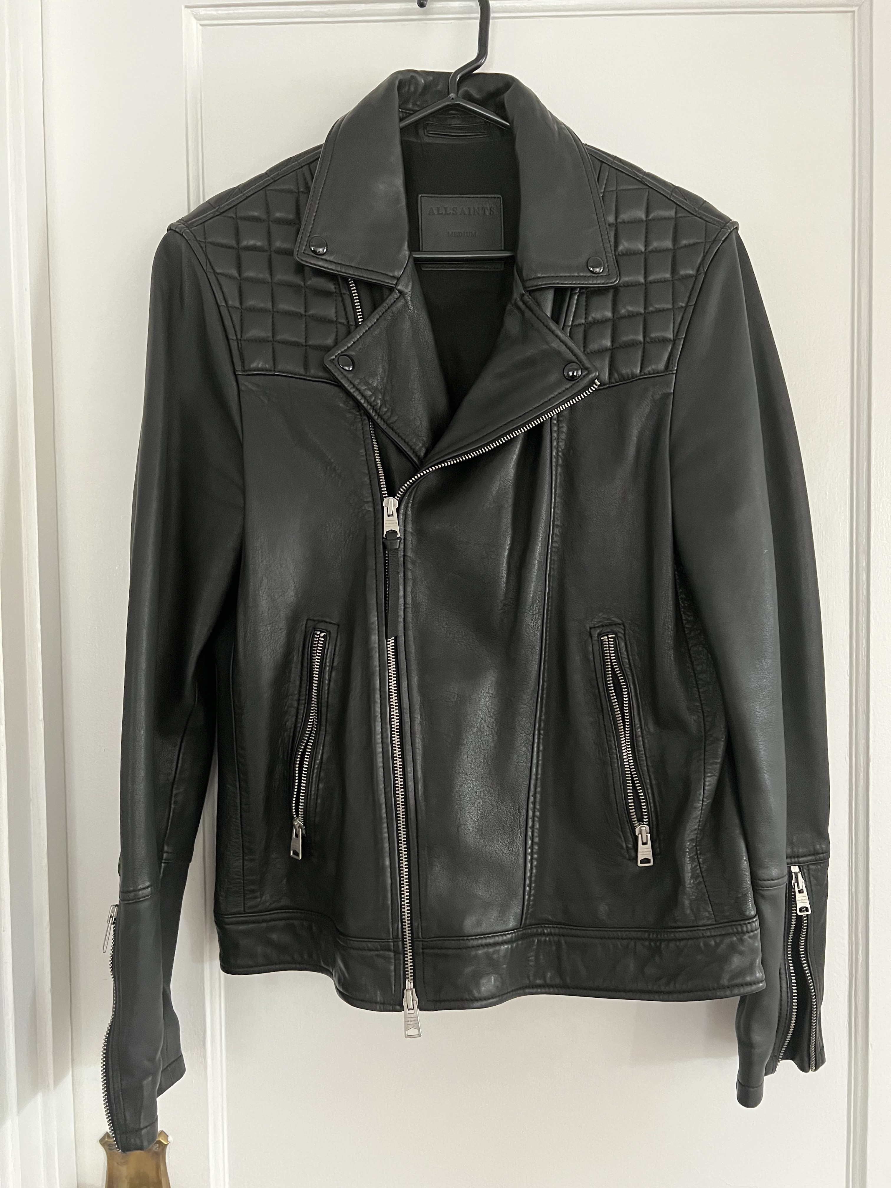 Allsaints - Allsaints Taro Leather Biker Jacket - 4