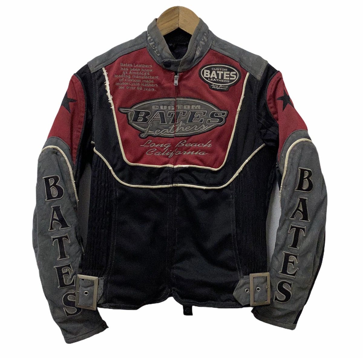 Sports Specialties - 🔥Bates Custom Leather Distressed Motorcycle Jacket - 3