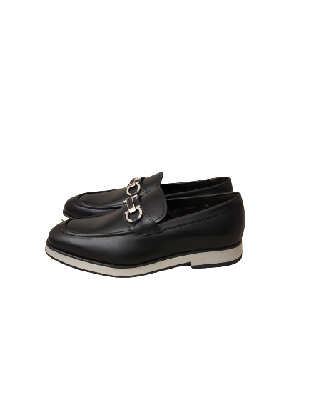 Nabucco Black Leather Loafers - 1