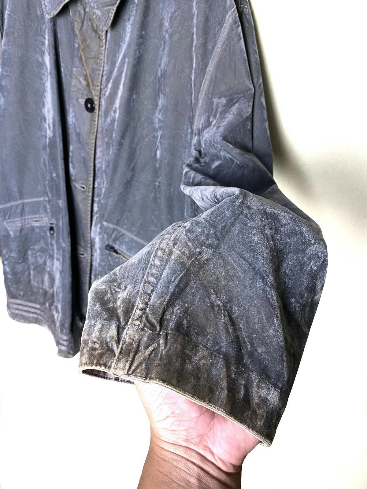 F/W 1996 Stone Island Raso Floccato Velvet Reversible Jacket - 12